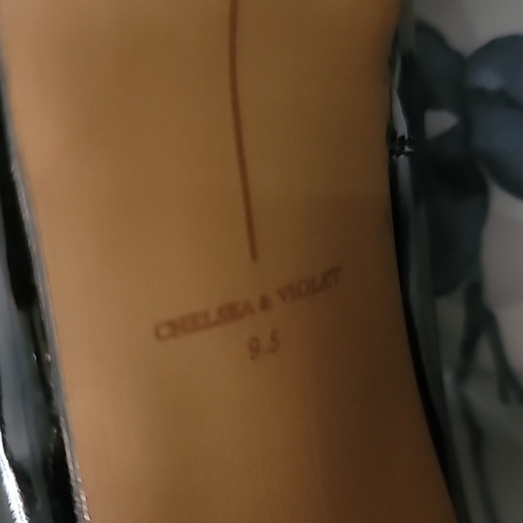 Chelsea & Violet Mia Patent Ankle Strap Platform Pumps - Picture 10 of 10